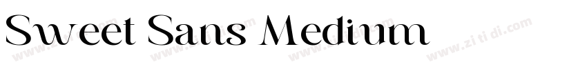 Sweet Sans Medium字体转换